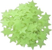 Sterren plaksterren Glow in the dark voor kinderkamer 100 stuks / HaverCo