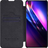 Nillkin Qin Series OnePlus 9 Hoesje Wallet Book Case Zwart