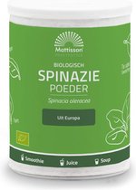 Mattisson - Biologisch Spinazie Poeder - Rijk aan Calcium & Ijzer - 125 Gram