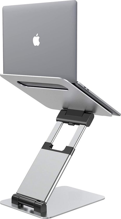 Ergonomische Laptop Standaard - In hoogte verstelbaar - Staand en zittend  werken -... | bol.com