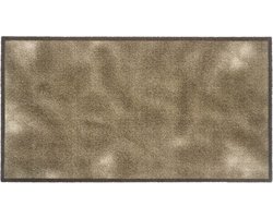 MD Entree - Design mat - Universal - Shades Beige - Vloerkleed - Antislip - Machine wasbaar - 67 x 120 cm