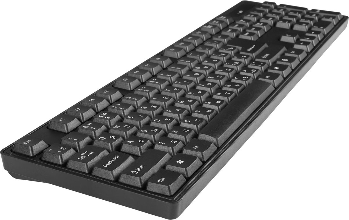 Q-Link toetsenbord – draadloos – querty numpad – 44.2 x 13.5 x 2 cm – zwart