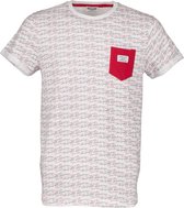 DEELUXE T-shirt met meldingen GARNER White