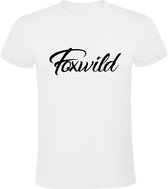 Foxwild Heren t-shirt | Peter Gillis | massa is kassa | Hatseflatse | Wit