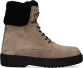 Fred de la Bretoniere 184010077 Veterboots - Laarzen Met Veters - Dames - Taupe - Maat 37
