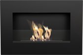 Bio Ethanol Haard - Sfeerhaard met glasplaat - Wandhaard - 60 x 40 cm