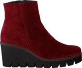 Gabor 780.1 Enkellaarsjes - Enkelboots met rits - Dames - Rood - Maat 37