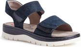 Jana Dames Sandaal 8-8-28401-26 898 blauw H-breedte Maat: 41 EU