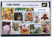 Orchideeen – Luxe postzegel pakket (A6 formaat) : collectie van 50 verschillende postzegels van orchideeen – kan als ansichtkaart in een A6 envelop - authentiek cadeau - kado - ges