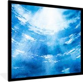 Cadre photo avec affiche - Aquarelle - Water - Soleil - 40x40 cm - Cadre pour affiche