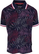 J&JOY - Poloshirt Jongen 06 Outback Navy Leaves