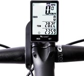 Fietscomputer Draadloos | Draadloze Fietscomputer |Snelheidsmeter | Kilometerteller | Groot scherm | Zwart | Wireless | Meerdere Functies | Waterdichte fiets computer