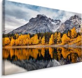 Peinture - Automne dans les montagnes , Décoration murale , Impression Premium