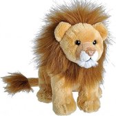 knuffel leeuw 20 cm pluche bruin