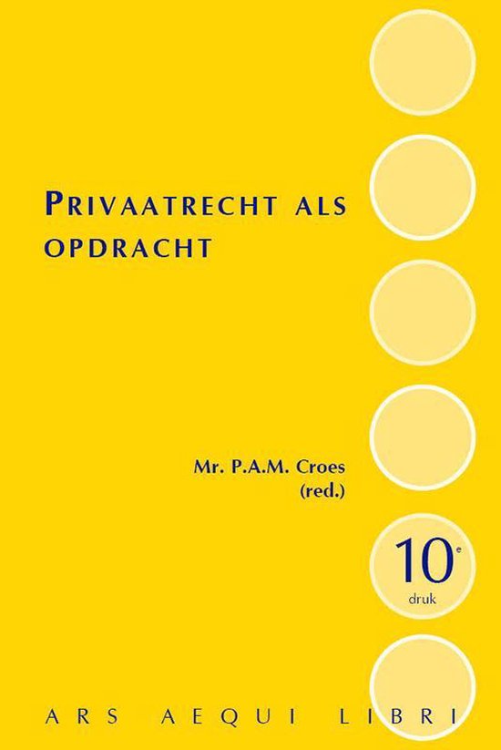 Ars Aequi Handboeken - Privaatrecht als opdracht - cover
