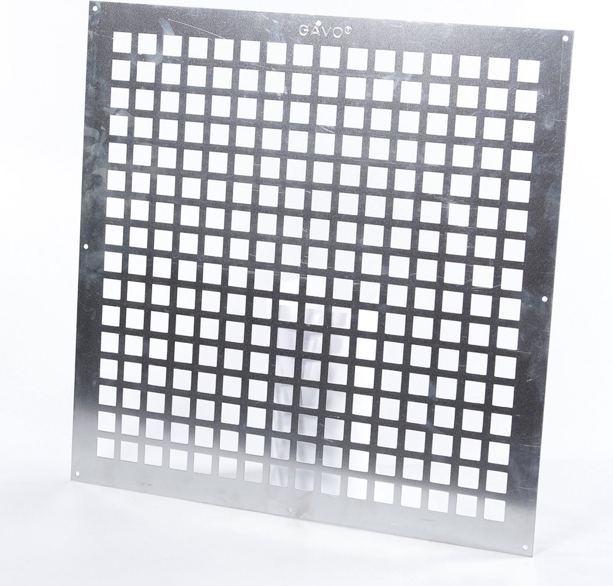 Gavo Ventilatieplaat enkel rij aluminium 50 x 50cm (Prijs per stuk)