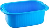 Hega Ovale Afwasteil Barreño 8 Liter 39 X 27,5 Cm Grepen Blauw