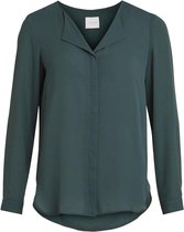 Vila Blouse Vilucy L/s Shirt - Noos 14044253 Darkest Spruce Dames Maat - XS