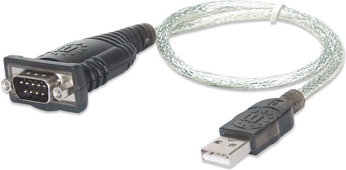 Manhattan Usb Rs232 Adapter Com-Kabel Voor Diagnostisch Apparaat Db9 0 45M
