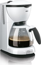 Braun Café House PurAroma Plus KF 520/1 WH - Filter-koffiezetapparaat- Wit