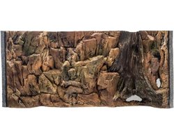 CeramicNature Standard 3D aquarium achterwand rotsstructuur voor aquarium en terrarium (diverse maten) 80Ã—40 1 deel