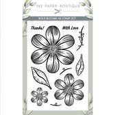 The Paper Boutique Stempel set - Bold Blooms - A6