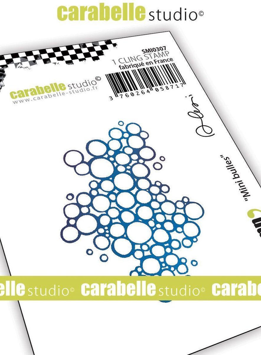 Carabelle Studio - Cling stamp Klein Mini Bulles