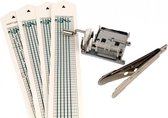 maak je eigen muziekdoosje 7,6 cm RVS zilver 3-delig
