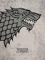 Pyramid Game of Thrones Stark Kunstdruk 60x80cm Poster - 60x80cm