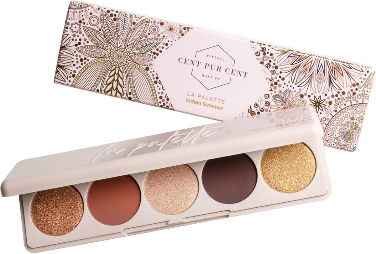 Goedkoopste Cent Pur Cent La Palette Indian Summer - Oogschaduwpalet - Rijk gepigmenteerd - Mat & Glazend