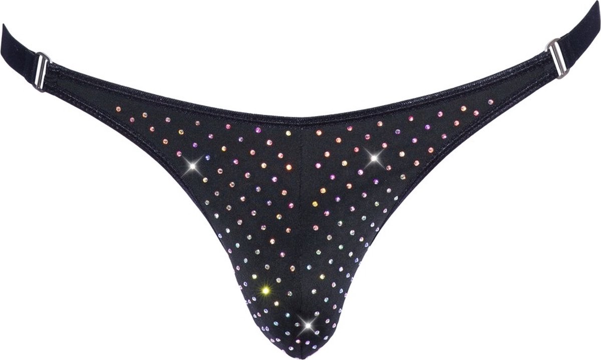 Goedkoopste Glitter String met Diamantjes voor Mannen