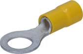 50 stuks Cembre GF-M8 ringkabelschoenen geïsoleerd M8 geel 4-6 mm² I industriële kwaliteit