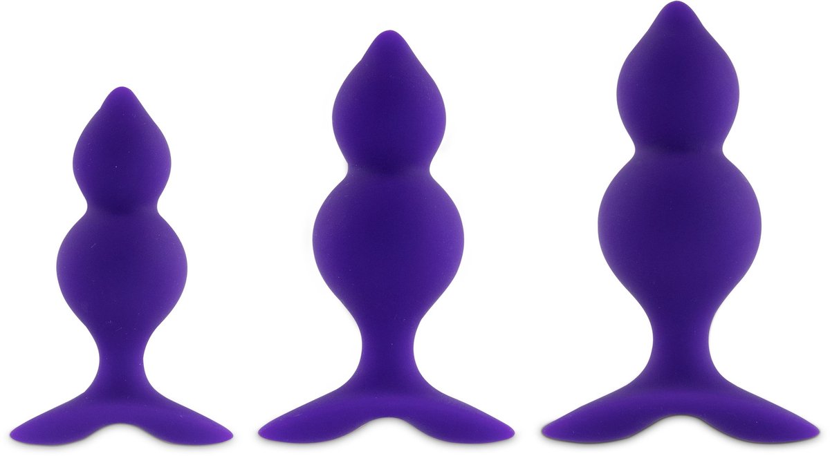 Goedkoopste FeelzToys - Bibi Twin Buttplug Set - Paars