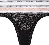 Bol.com Calvin Klein 3 Pack Brazilian Slips Dames - Multi - Maat M aanbieding