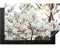 KitchenYeah® Inductie beschermer 78×52 cm – Witte magnolia bloemen in bloei – Kookplaataccessoires – Afdekplaat voor kookplaat – Inductiebeschermer – Inductiemat – Inductieplaat mat KitchenYeah® Inductie beschermer 78×52 cm – Witte magnolia bloemen in bloei – Kookplaataccessoires – Afdekplaat voor kookplaat – Inductiebeschermer – Inductiemat – Inductieplaat mat