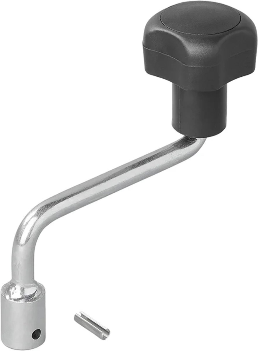 Pro Plus Hendel voor Neuswiel 48 mm - Asdiameter 12 mm - Stabiele Bediening