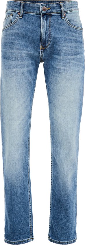 WE Fashion Heren regular fit jeans met medium stretch