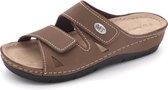 Marco Tozzi Dames Slipper - 27512-341 Taupe - Maat 42