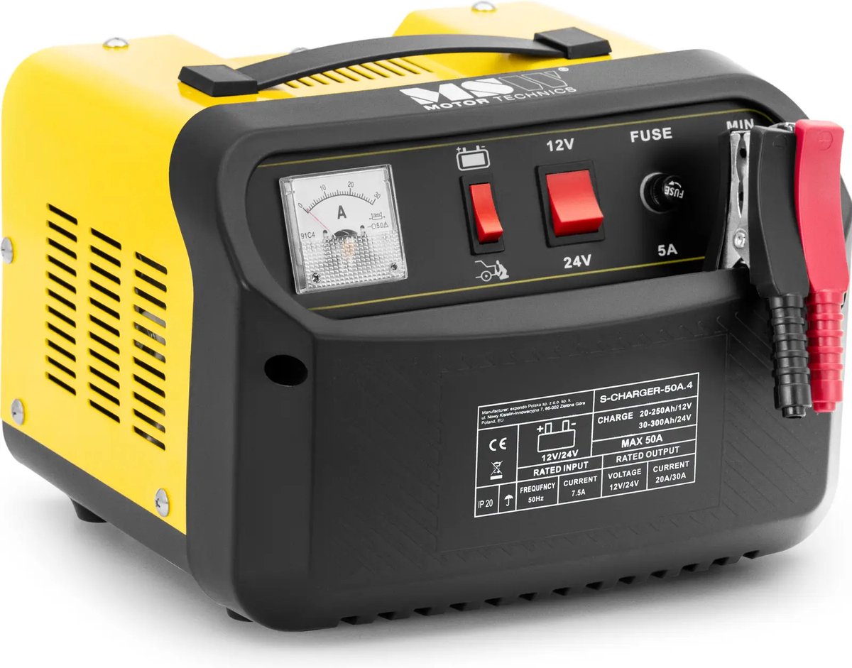 MSW Auto accu lader - jumpstart - 12 / 24 V - 45 A 10062368