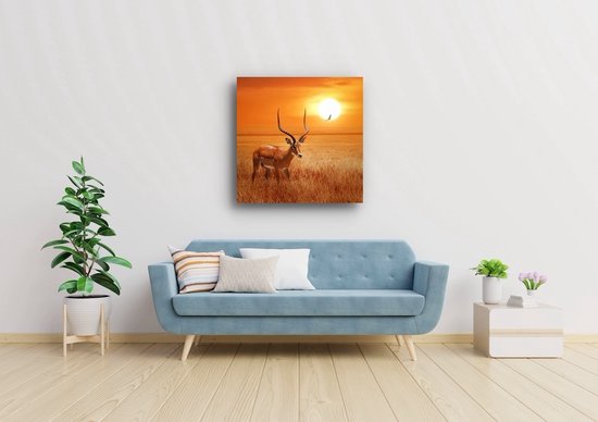 Peinture - Antilope en Afrique
