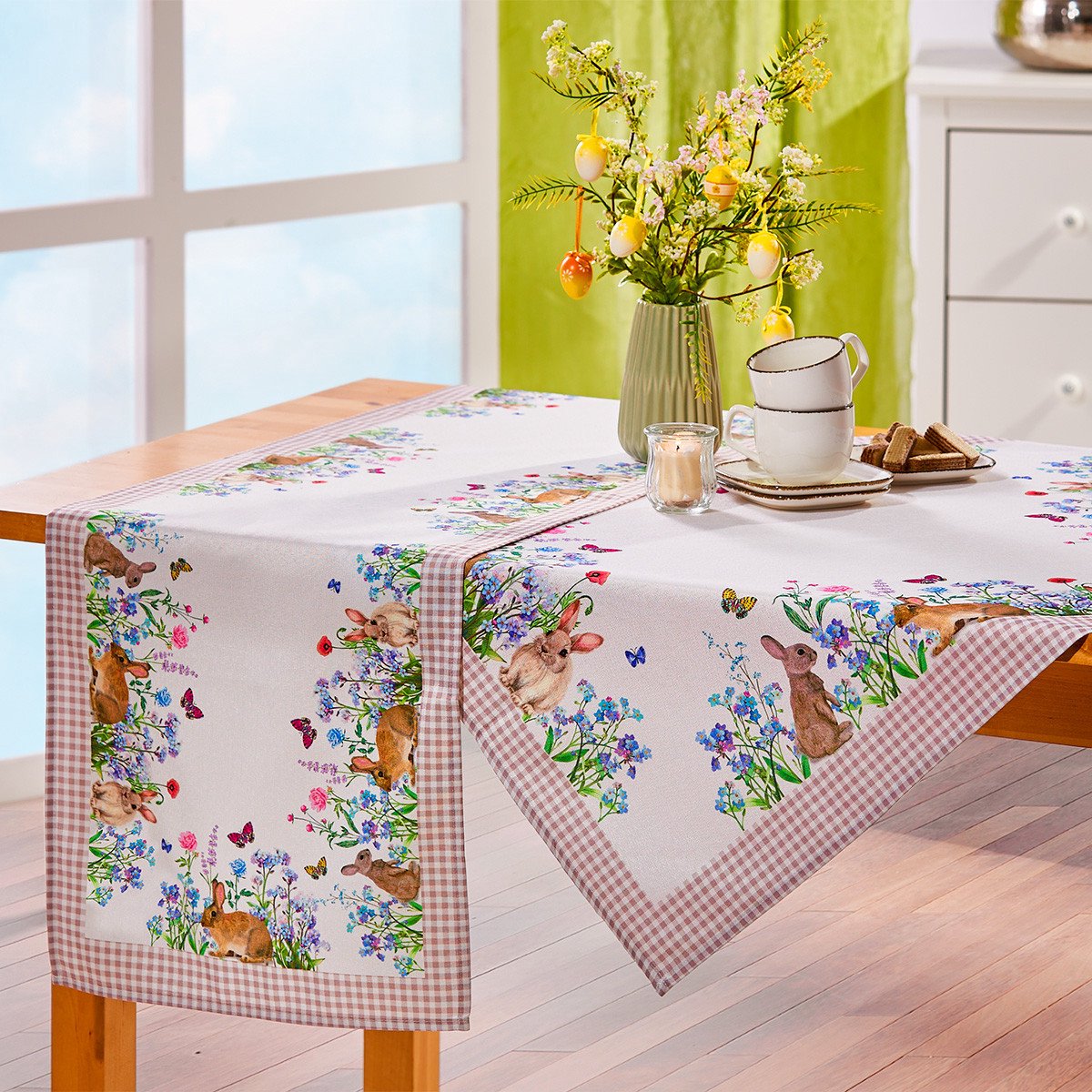 Vingi Tafelkleed Pasen Gobelin Tafelkleed Pasen 6-zits Dis.7 6598