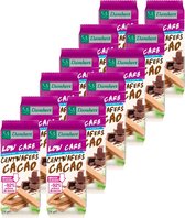 Damhert | Low Carb | Centwafers Cacao | 12 stuks | 12 x 100 g