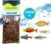 Aqua-Loui® - Nourriture pour poissons - Nourriture pour poissons tropicaux - Flocons - Nourriture pour poissons d'aquarium - Convient à toutes les tailles de Pêche - 2 000 ml/2 litres