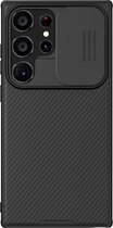 Nillkin CamShield Hoesje voor de Samsung Galaxy S24 Ultra - Back Cover met Camera Slider Zwart