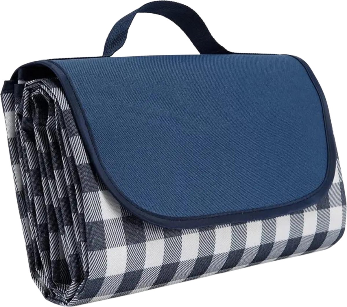 Pazzo Goods Picknickkleed 200x200 cm – Waterdicht Picknickkleed – Opvouwbaar Outdoor Kleed – Donkerblauw
