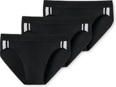 Schiesser 3-pack heren Rio slip 95/5 - Stripe - S - Zwart