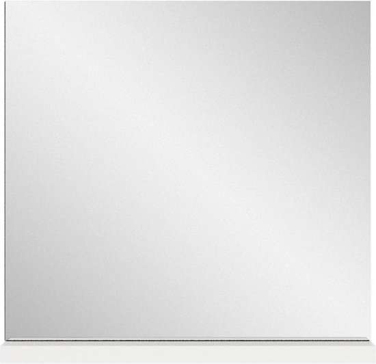 Miroir Shoelove 1 étagère 60x59cm blanc.