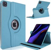 Draaibaar Hoesje 360 Rotating Multi stand Case - Geschikt voor: Apple iPad Pro 11 inch (2020) - Apple iPad Pro 11 inch (2021) - Apple iPad Pro 2022 11 - Licht blauw