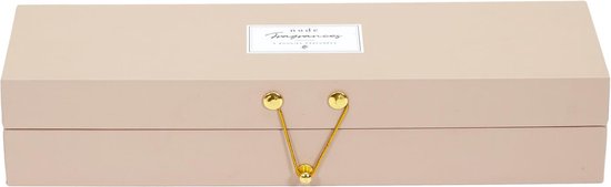 WDMT Bougies Coffret Cadeau - 5 Pièces - Emballage Bougies Set de Bougies - Coffret Cadeau avec 6 Bougies - Bougies parfumées de Luxe - Beige