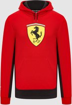 Ferrari Logo Hoody Rood 2024 L - Charles Leclerc - Carlos Sainz